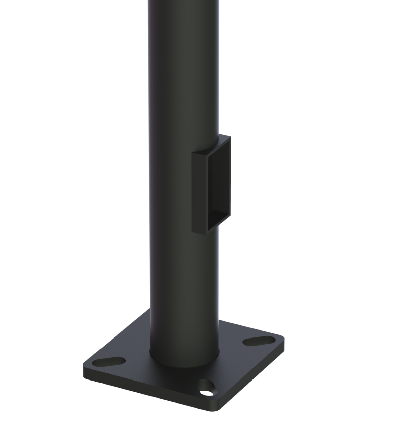 Straight Steel Round Pole (SSR)